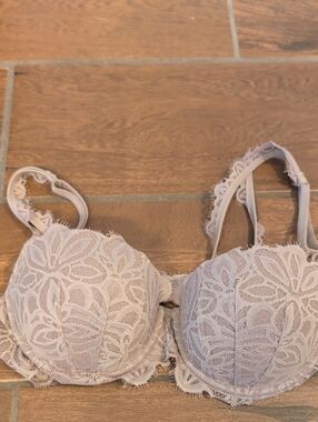 Lace Underwire PINK Victorias Secret Push Up Bra  - Women Intimates